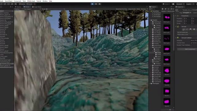 Level Terrain FOREST PC, Mac & Linux Standalone Unity 2019 4 20f1 Personal PREVIEW PACKAGES I смотреть онлайн