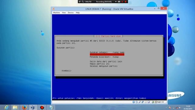 Cara Install Linux Debian 7 di Virtual Box - TKJ YouTube смотреть онлайн