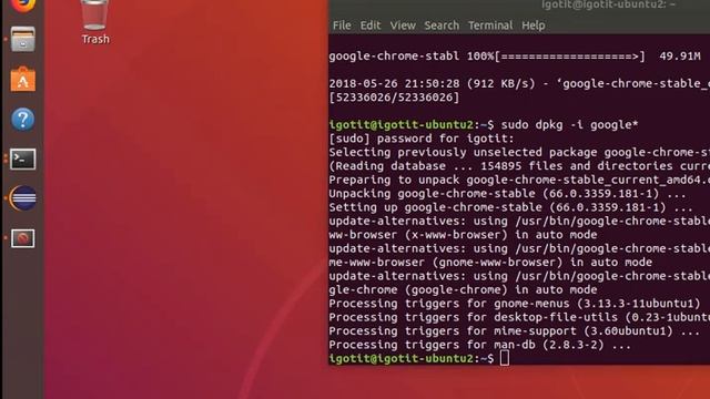 Chrome setup Linux Ubuntu 3 смотреть онлайн