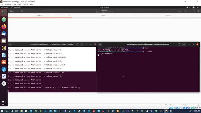 Lab 1 : Transfer files through sockets in c смотреть онлайн