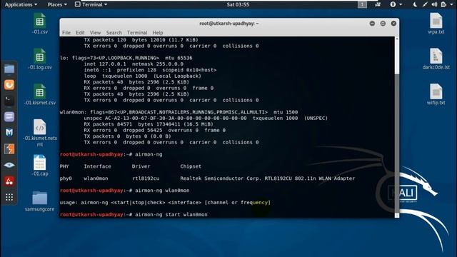 Hacking wifi with aircrack-ng | part1 | How to Enable Moniter Mode in Wlan adapter | Mr genius смотреть онлайн