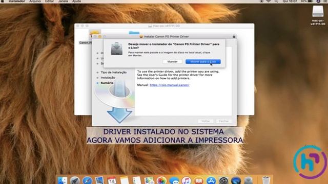 Instalando driver PS da Canon Image RUNNER ADVANCE Série C3300 em Mac OS смотреть онлайн
