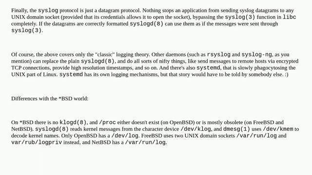 Unix: Understand logging in Linux смотреть онлайн