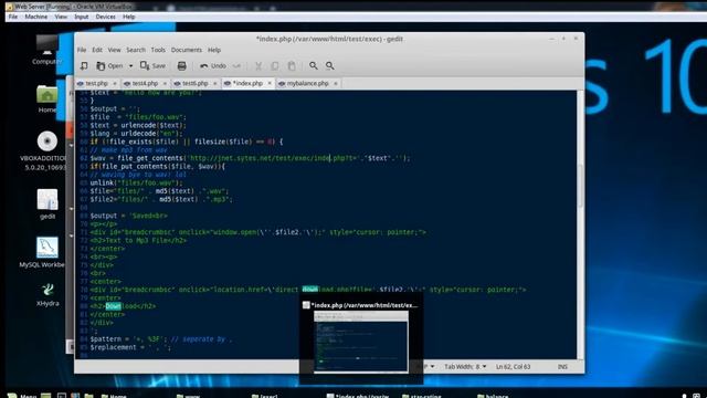 Linux Web Server PHP & Bash Text To Speech App смотреть онлайн