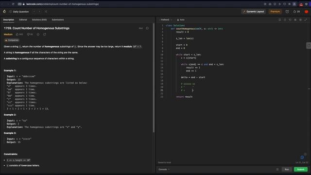 Pomodoro Joe - LeetCode 1759 - med - смотреть онлайн