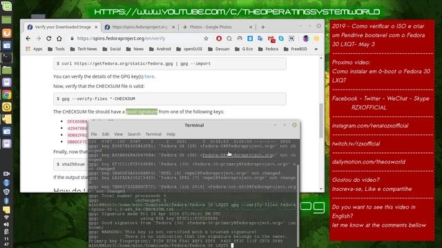 2019 - Como criar um Pendrive bootavel com o Fedora 30 LXQT - May 3 смотреть онлайн
