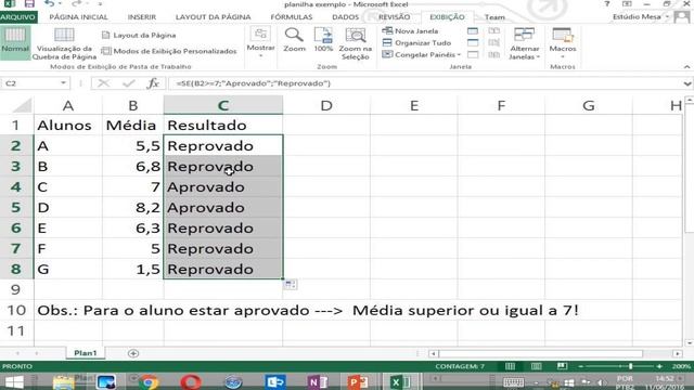 Função SE | Microsoft Excel e Calc | Prof Léo Matos смотреть онлайн