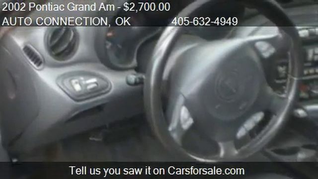 2002 Pontiac Grand Am GT1 Sedan - For Sale In OKLAHOMA CITY,