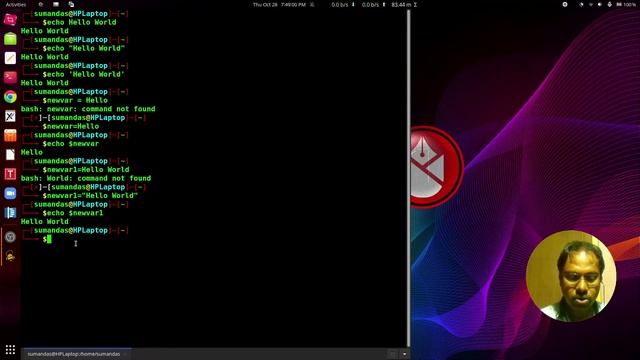 10 | "echo" - Display a Line of Text | Display Value/Content of Variable | Linux CLI смотреть онлайн
