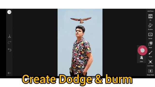 how to create H.D. Manipulation Editing in PicsArt | Dodge & Burn कैसे क्रिएट करें смотреть онлайн