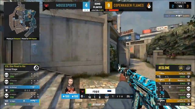 CS GO Highlights 2020 Mousesports vs Copenhagen Flames смотреть онлайн