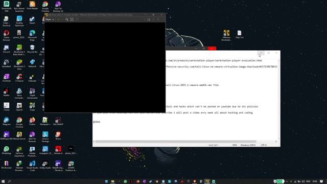 Install Kali Linux on VMware workstaion player | 16kb смотреть онлайн