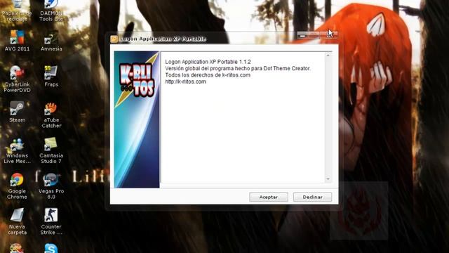 Cambia imagen de inicio de sesión de windows (xp,7) смотреть онлайн