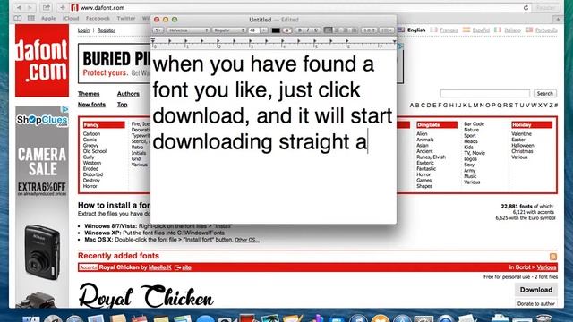 *Mac* How to Download + Install Fonts from the Internet. смотреть онлайн