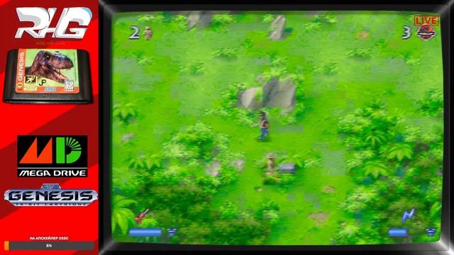 GAMEROOM: Jurassic Park: THE LOST WORLD (2pl.) [GENESIS] RHG