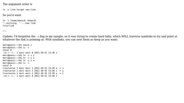 How can I create a symlink which points to another symlink? (2 Solutions!!) смотреть онлайн