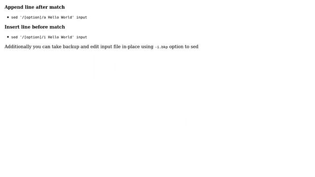 Unix & Linux: How to insert text after a certain string in a file? (3 Solutions!!) смотреть онлайн