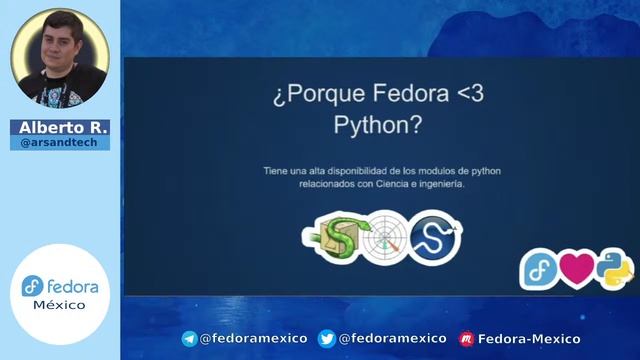 Fedora Love Python - by Alberto Rodriguez Fedora México смотреть онлайн
