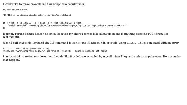 Unix & Linux: How to use which command in Crontab? (2 Solutions!!) смотреть онлайн