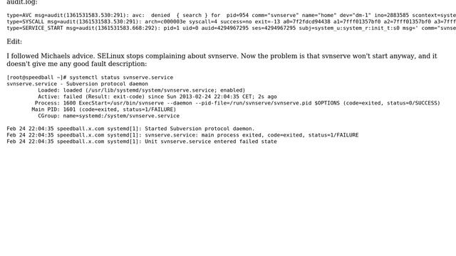 DevOps & SysAdmins: How to start svnserve.service on Fedora 18? (2 Solutions!!) смотреть онлайн