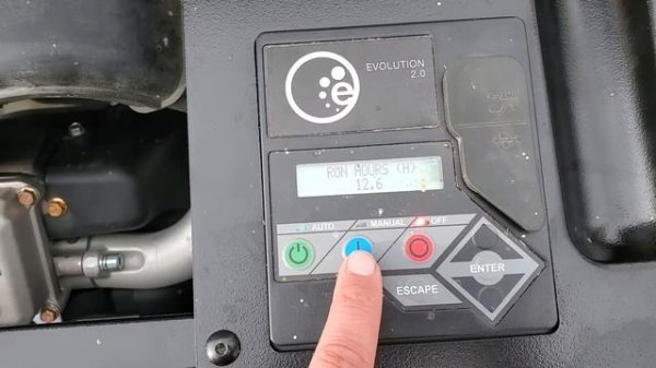 Generac Generator: How to read total run hours