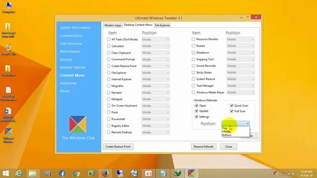 [How To] Add Windows Defender features to Context Menu in Windows 8.1 смотреть онлайн