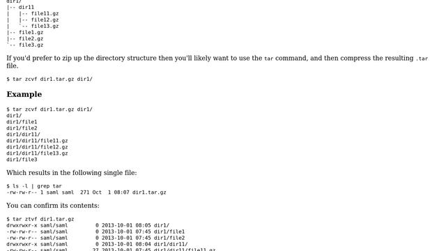 Unix & Linux: Can I zip an entire folder using gzip? (7 Solutions!!) смотреть онлайн