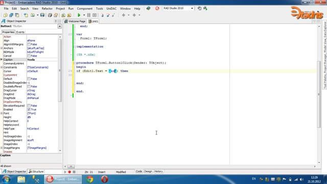 RAD Studio 2010 Şərtlər 1-ci hissə смотреть онлайн
