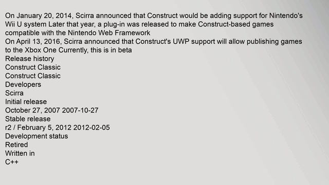 Construct (game engine) смотреть онлайн