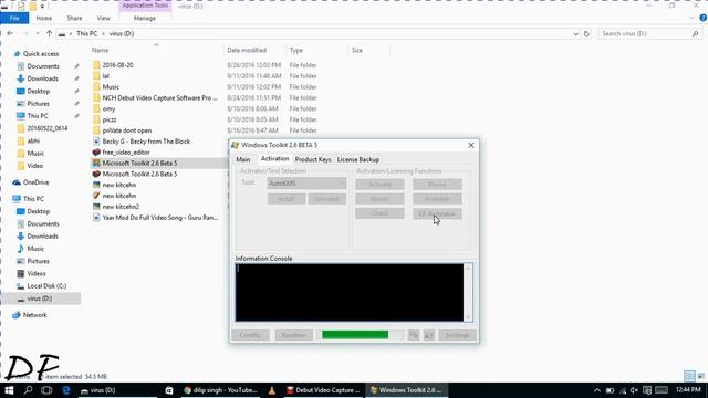 how to activate window 10 with the help of Microsoft Toolkit смотреть онлайн