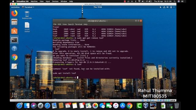 Using and Testing Of Ubuntu Commands | Ubuntu | MN506 Assignment смотреть онлайн