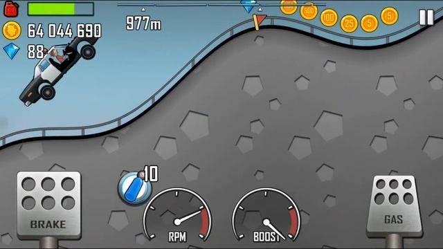 Hill Climb Racing - Gameplay Walkthrough Part 1 - Police Car (iOS, Android) смотреть онлайн