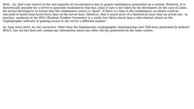SSH public key authentication -- always require users to generate their own keypair? смотреть онлайн