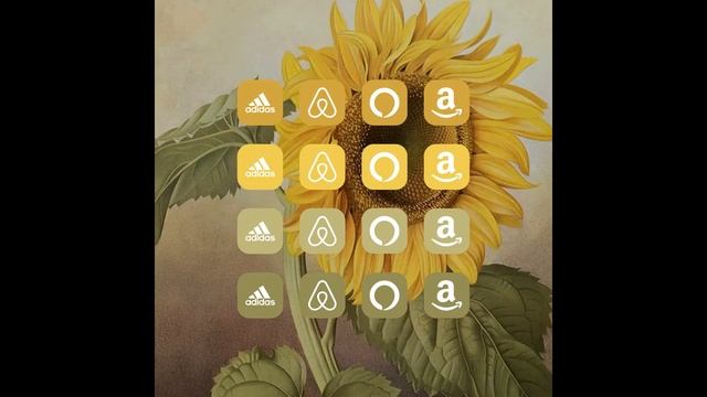 Sunflower Iphone Icon Packs for iOS 14 Widgetsmith icons aestetic iOS 15 icons aesthetic смотреть онлайн