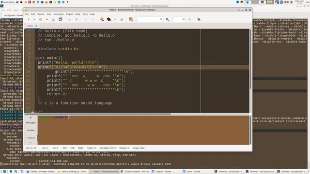 gcc helloworld смотреть онлайн