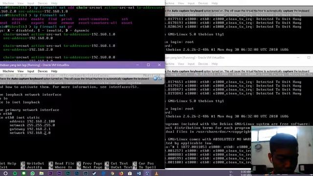 Cara menghubungkan 3 os debian dengan Mikrotik смотреть онлайн