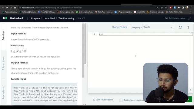 Cut #6 | Hacker Rank Bash Problem solving #linux #opensource #bash #bashscripting смотреть онлайн