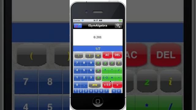 Tutorial 1- ISymAlgebra 1.0 x Iphone - ISymalgebra as a scientific calculator (ISymEquationKiller смотреть онлайн