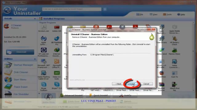 Hướng dẫn sử dụng phần mềm YOUR UNINSTALLER смотреть онлайн