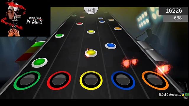 Crazy Train - Ozzy Osbourne | HARD 100% • FC 🥇🇧🇷 No Talento | GUITAR FLASH MOBILE смотреть онлайн