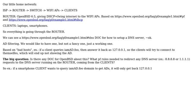 Unix & Linux: OpenBSD pf - redirect all DNS queries to local DNS server смотреть онлайн
