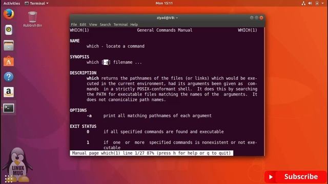 Linux Command Line Tutorial For Beginners 6 - Manual Structure in Linux (Part - 2) смотреть онлайн