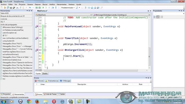 84 - Trabajando con el Control ProgressBar (C#) смотреть онлайн