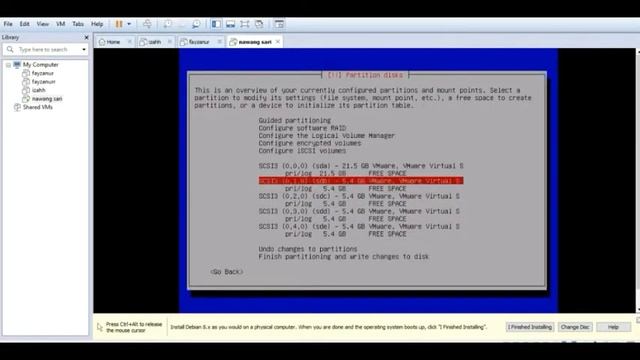 Membuat Raid5 di Linux Debian By Nawang Sari Xl TKJ 1 смотреть онлайн