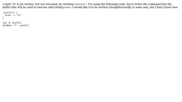 Unix & Linux: How to write into the actual editing buffer? смотреть онлайн