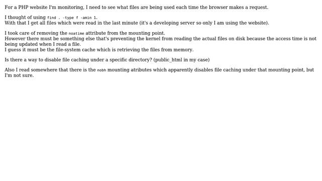 DevOps & SysAdmins: Linux: don't use file system cache under a directory (2 Solutions!!) смотреть онлайн