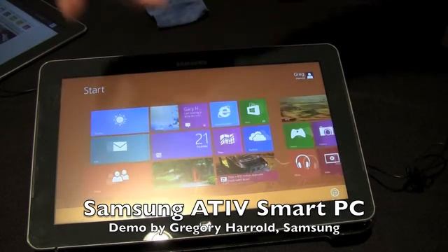 February 2013 - Samsung ATIV Smart PC Demo смотреть онлайн