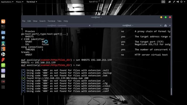 Metasploit - Directory & File Scan смотреть онлайн