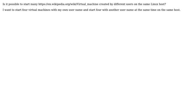 Unix & Linux: User-specific virtual machines in VirtualBox смотреть онлайн