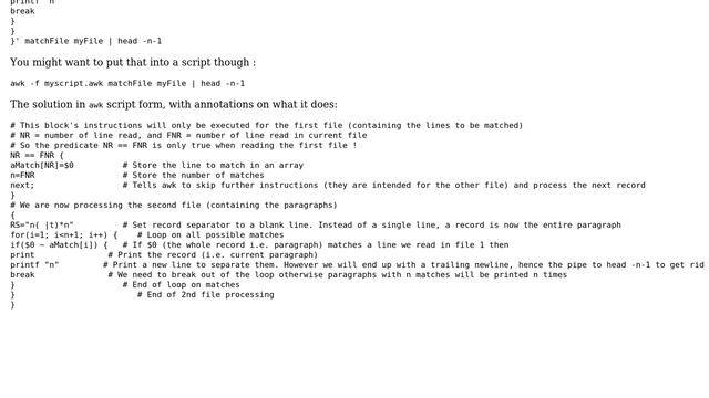 Grep a paragraph that matches words from a file (3 Solutions!!) смотреть онлайн